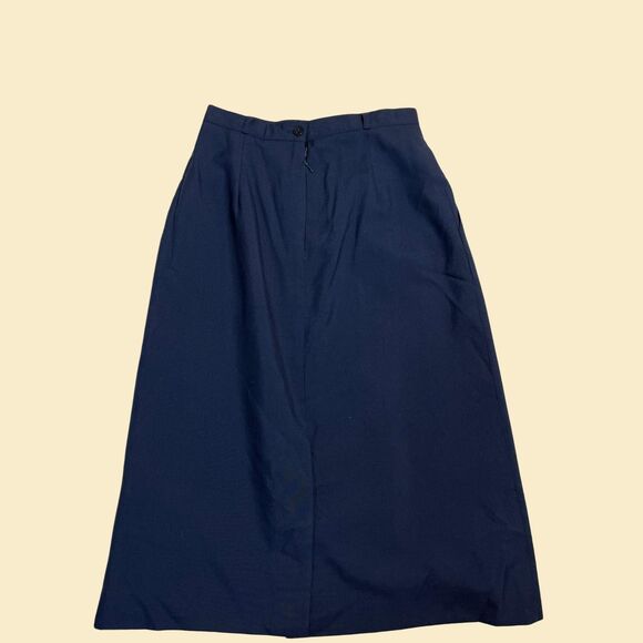 Vintage 70s/80s navy blue skirt by Celeste Sport, size 10 midi to maxi skirt - Picture 6 of 6